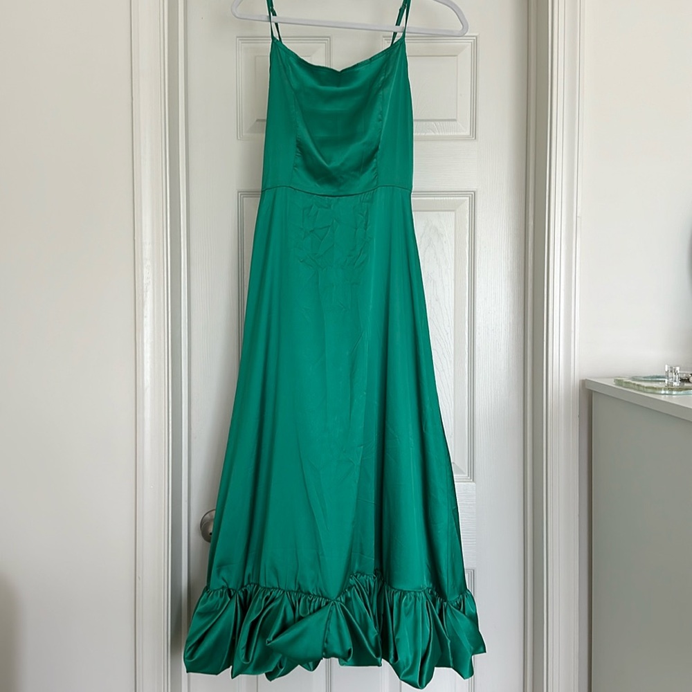 Green formal dress